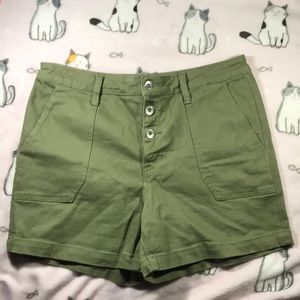 Olive Green Shorts